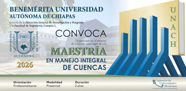 Convocatoria Maestr&iacute;a en Manejo Integral de Cuencas 2026