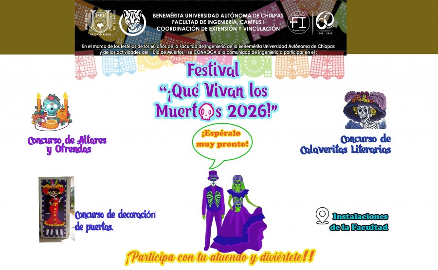 Festival ¡Qué vivan los muertos 2026!